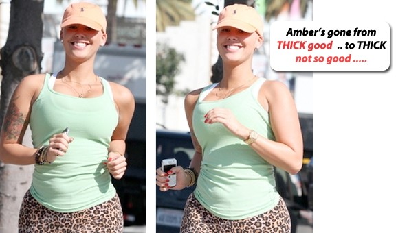 amber rose 2011 fat. Amber Rose Says She#39;s Not Fat