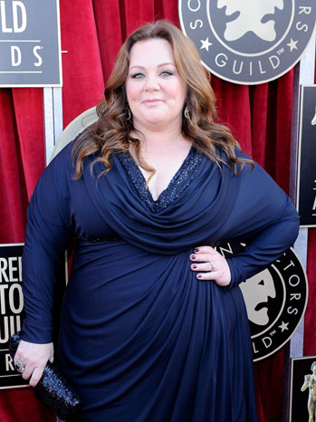 MelissaMcCarthy2 SAG Awards Red Carpet: Amber Riley, Melissa McCarthy, and Octavia Spencer