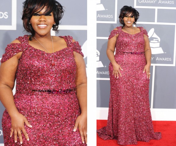 Grammy Style: Kelly Price, Hillary Scott, Nicki Minaj, Kelly Clarkson kellypricegrammys2012 576x480 Grammy Style: Kelly Price, Hillary Scott, Nicki Minaj, Kelly Clarkson