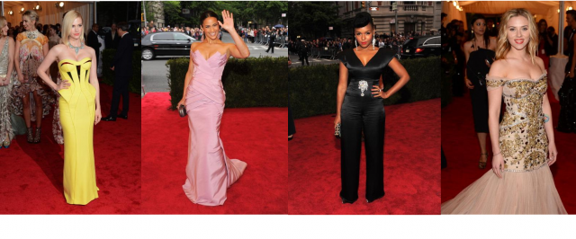 Glitz and Glamour at the Met Gala 2012 metgalaconglomerate2 640x266 Glitz and Glamour at the Met Gala 2012