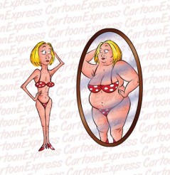 model anorexic bikini1 239x246 Swimsuits Look Better When You Are Fat