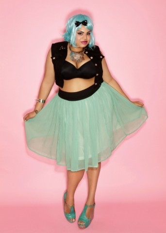 blkstudvestmintskrt 342x480 Domino Dollhouse Urban Mermaids Collection