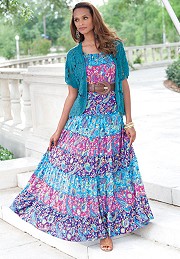 Summer Nights with Maxi dresses from Jessica London tieredmaxi Summer Nights with Maxi dresses from Jessica London
