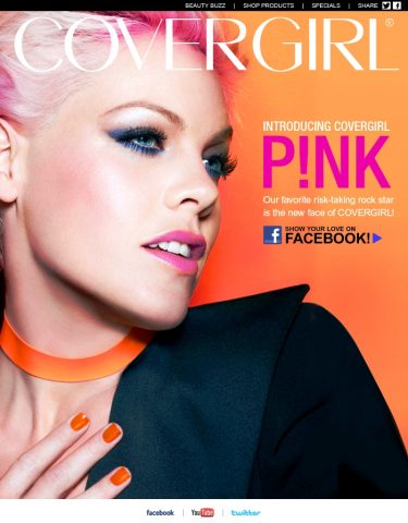 Covergirl Goes P!nk Covergirl Goes P!nk