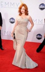 Get That Look: Christian Hendricks Red Carpet Hair with John Frieda Christina Hendricks Christian Siriano Emmys 20122 154x246 Get That Look: Christian Hendricks Red Carpet Hair with John Frieda