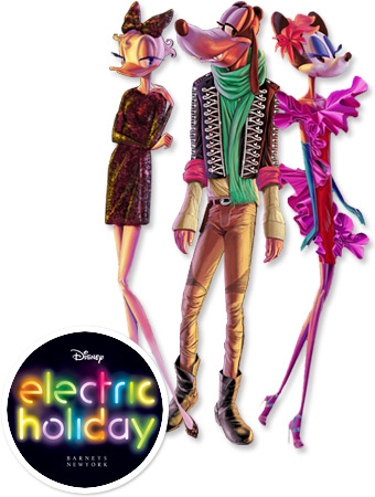 Disneys High Fashion Makeover From Barneys NYC 083012 barneys disney electric holiday 3401 Disneys High Fashion Makeover From Barneys NYC
